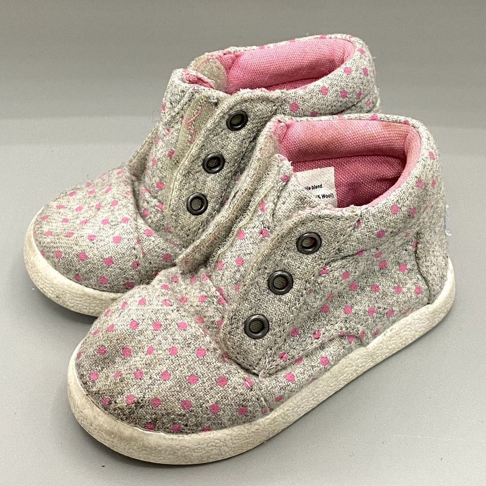 TOMS Tiny Paseo High Wool Sneaker Toddler 5